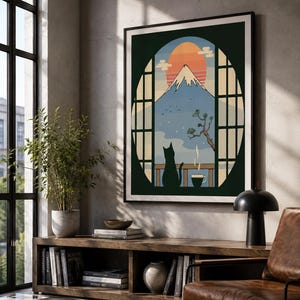 Japanese Landscape Poster, Mount Fuji Wall Art, Japandi Decor Print, Traditional Japan Illustration, Minimalist Nature Artwork, Wabi Sabi Interior, Zen Wall Decor
Japanese Poster, Mount Fuji Art, Japandi Decor, Japan Wall Art, Japanese Landscape, Wabi Sabi Art, Cat Wall Art, Tea Poster, Sunset Landscape, Minimalist Poster, Nature Wall Art, Japanese Print, Scandinavian Art, Zen Decor, Asian Wall Art, Fuji Poster, Living Room Art, Japanese Decor, Travel Poster, Mountain Art