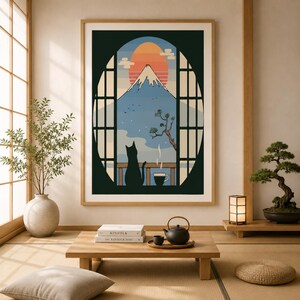 Japanese Landscape Poster, Mount Fuji Wall Art, Japandi Decor Print, Traditional Japan Illustration, Minimalist Nature Artwork, Wabi Sabi Interior, Zen Wall Decor
Japanese Poster, Mount Fuji Art, Japandi Decor, Japan Wall Art, Japanese Landscape, Wabi Sabi Art, Cat Wall Art, Tea Poster, Sunset Landscape, Minimalist Poster, Nature Wall Art, Japanese Print, Scandinavian Art, Zen Decor, Asian Wall Art, Fuji Poster, Living Room Art, Japanese Decor, Travel Poster, Mountain Art