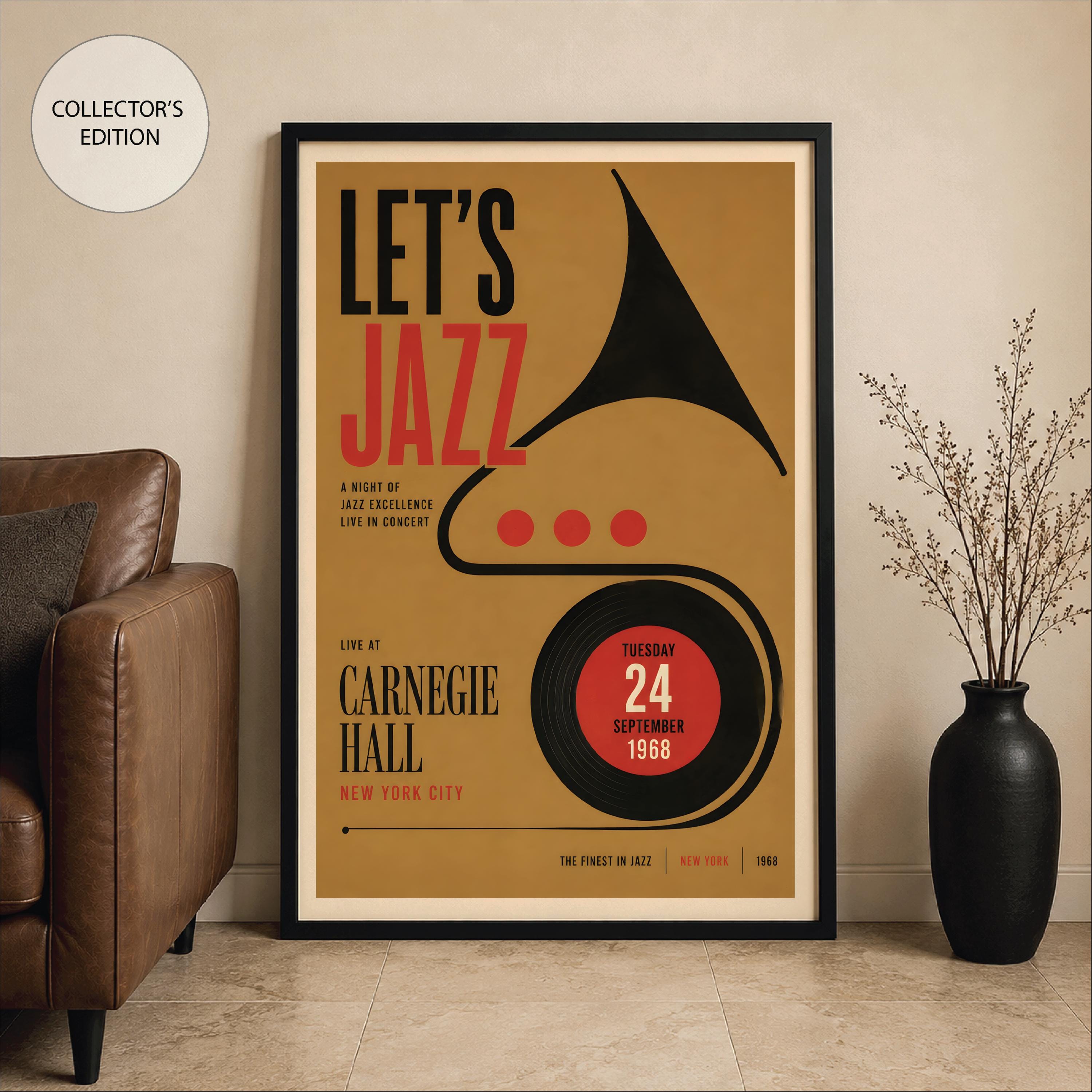 Jazz poster - Etsy 日本