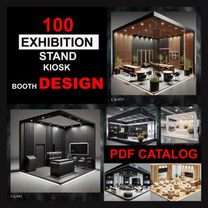 Commercial Exhibition Stand, Kiosk Design,  PDF Catalog, Trade show booth ideas for Fairs & Events, Custom Kiosk booth, Event Display Ideas