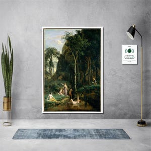 Digital reproduction of Paul Cézanne&#39;s classic painting, French Impressionist, Vintage Renaissance Museum Wall Art, Public domain fine art