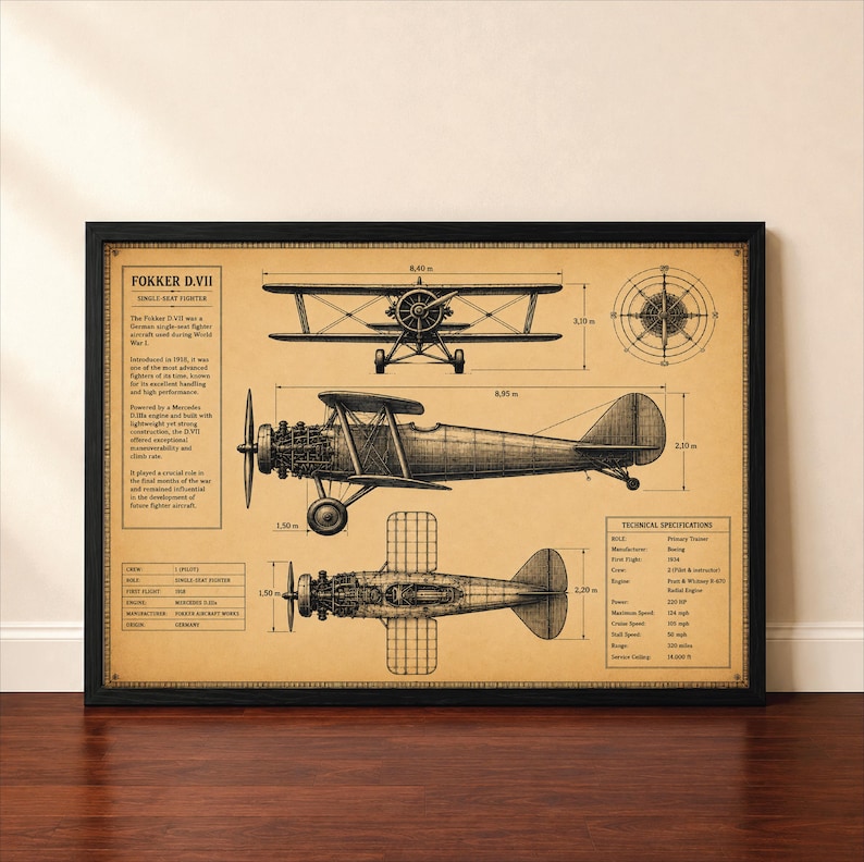 Biplane wall art, aviation decor, digital download airplane print, biplane schematic, instant download aircraft print, antique aviation poster, flight engineer gift, airplane lover decor, printable aviation history, old plane blueprint, WWII airplane art, Vintage aviation art, Aircraft print, Printable wallart, Retro airplane, Aviation decor, Download airplane, Biplane schematic, Aircraft print art, Aviation poster, Flight engineer gift, WWII airplane art, Blueprint digital, Airplane wallpaper