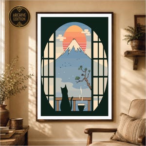 Japanese Landscape Poster, Mount Fuji Wall Art, Japandi Decor Print, Traditional Japan Illustration, Minimalist Nature Artwork, Wabi Sabi Interior, Zen Wall Decor
Japanese Poster, Mount Fuji Art, Japandi Decor, Japan Wall Art, Japanese Landscape, Wabi Sabi Art, Cat Wall Art, Tea Poster, Sunset Landscape, Minimalist Poster, Nature Wall Art, Japanese Print, Scandinavian Art, Zen Decor, Asian Wall Art, Fuji Poster, Living Room Art, Japanese Decor, Travel Poster, Mountain Art