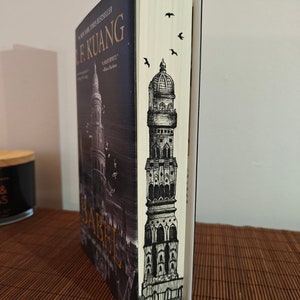 Babel by R.F. Kuang Custom Hand Painted Edge Special Edition
