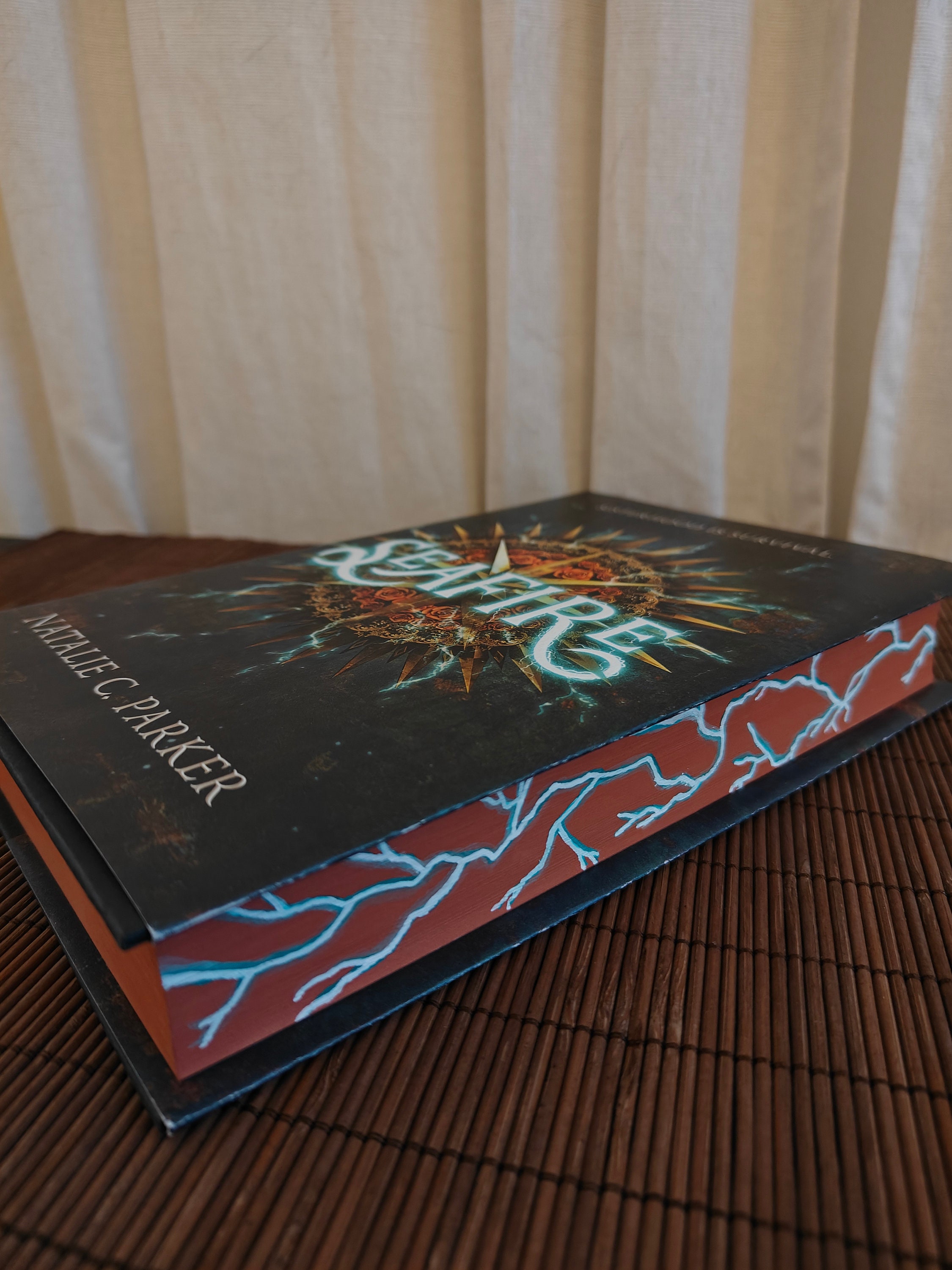 Seafire by Natalie C. Parker with Handpainted Edges