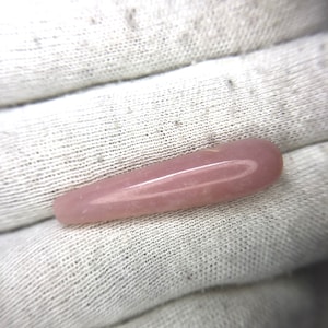 Pink Opal Drops Cabochon: 13.35 CT Loose Gemstone, 8x32mm