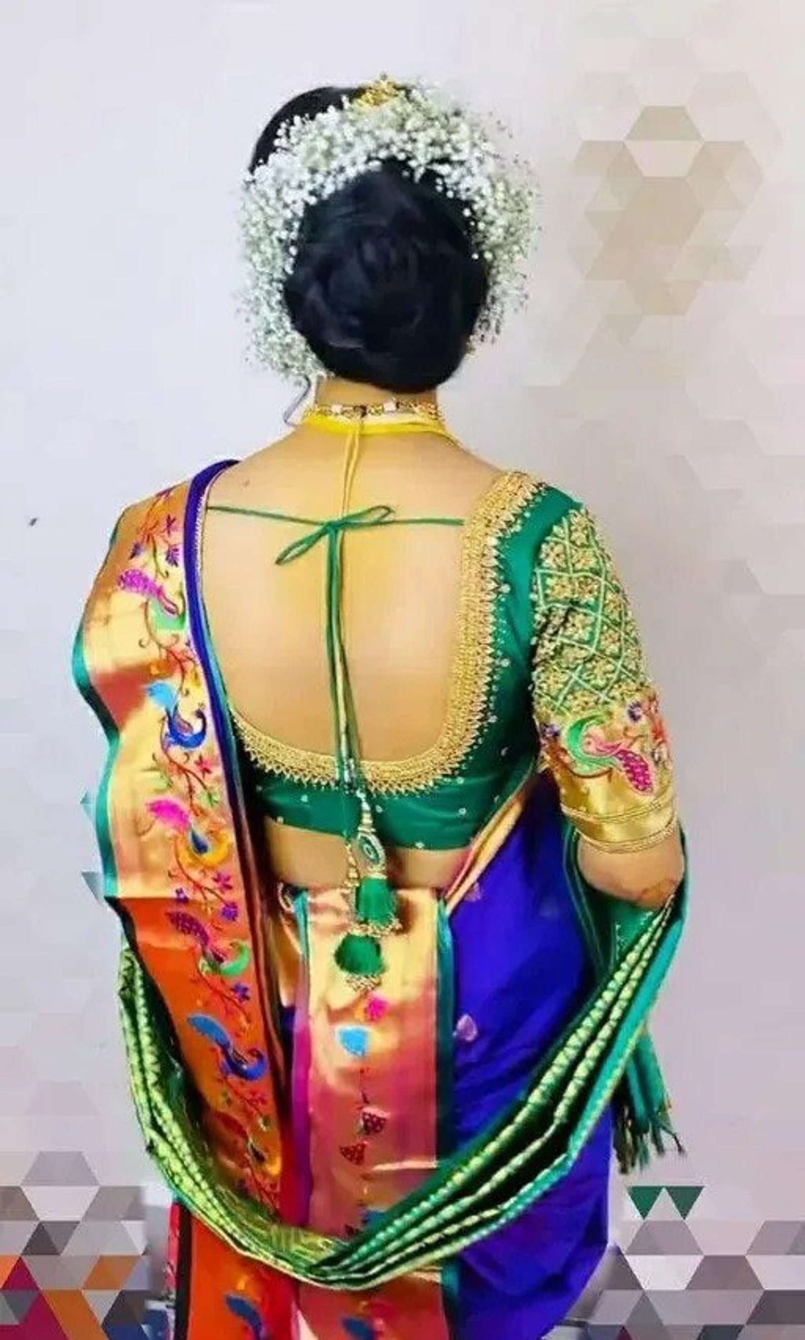 Traditional Indian Hair Accessories Gajra Artificial Flower Etsy