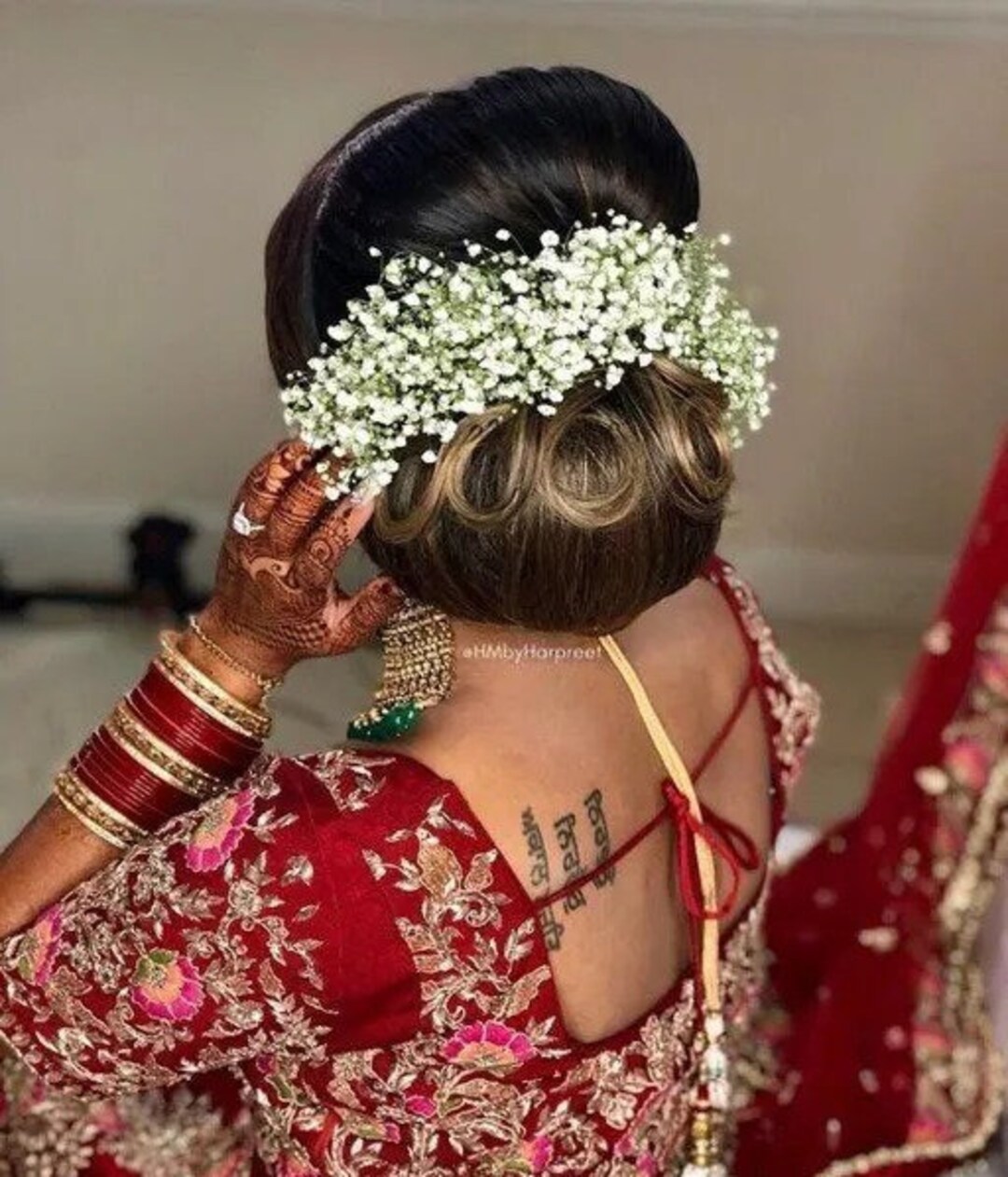 Traditional Indian Hair Accessories Gajra Artificial Flower Etsy