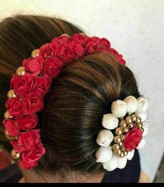 Women Bridal Hair Accessories / Gajra Bun /hair Pins/juda Pins - Etsy  Ireland