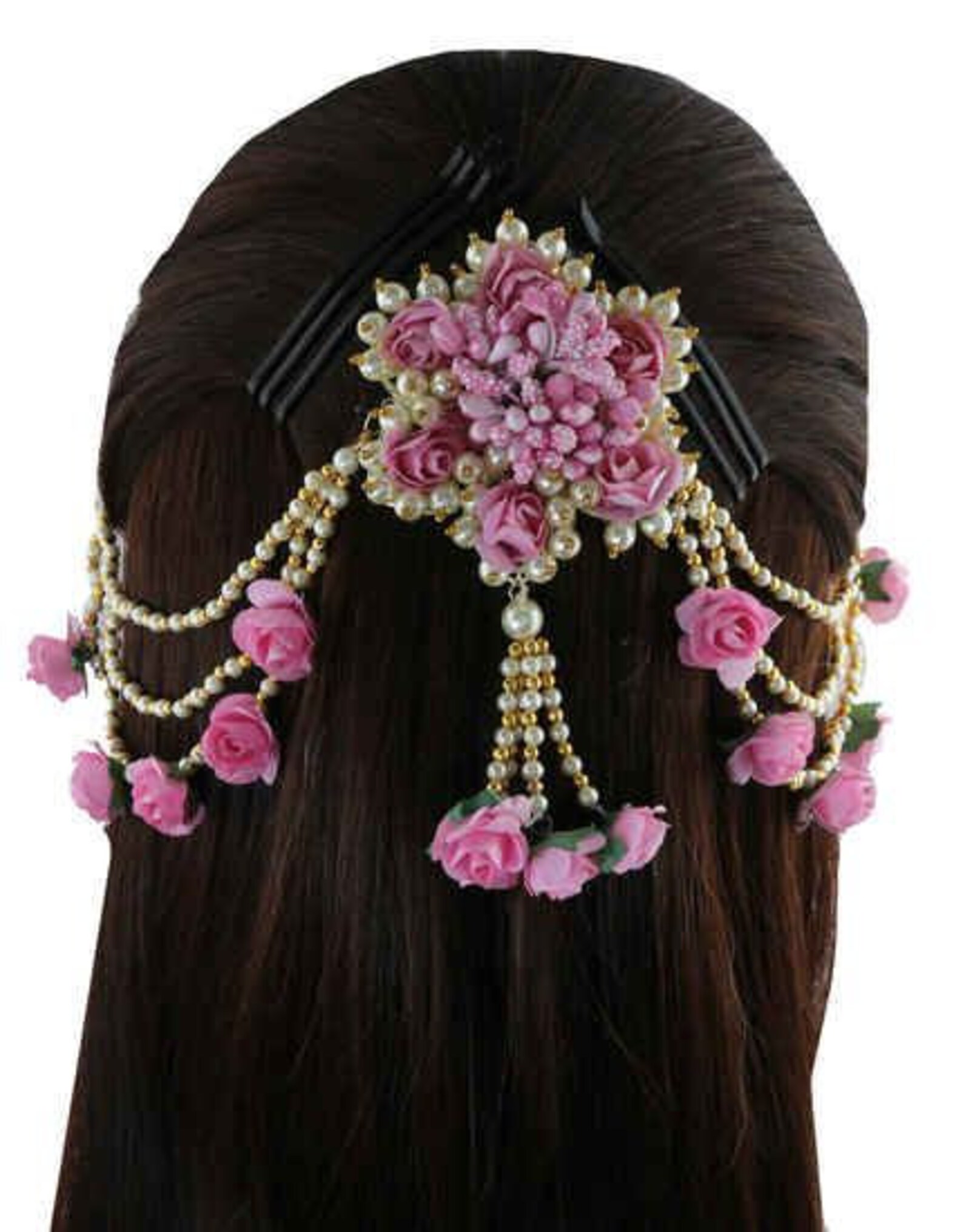 Indian Hair Accessories Gajra Artificial Flower Jewelry Etsy
