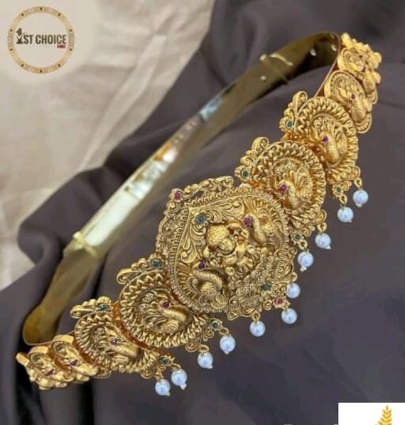 Hip chain saree clearance