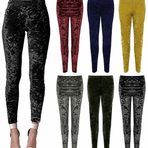 Women's Plus Velour Crushed Ladies 