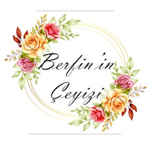Çeyiz Aufkleber DIN A4 30 x 21 cm | Damat und Gelin Bohca 30