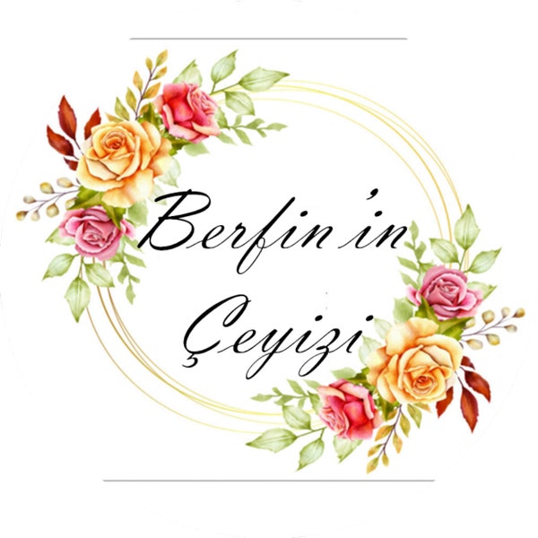 Çeyiz sticker DIN A4 30 x 21 cm | Damat and Gelin Bohca 30