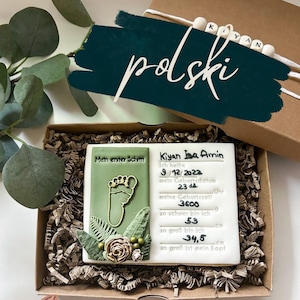 Birthcard Set polski cookie stamp Cookie Cutter Cookie Debosser, Birthcard, newborn card, newborn cookie stamp