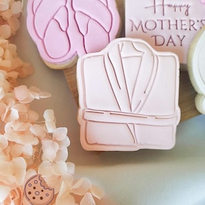 Bathrobe cookie stamp cookie cutter