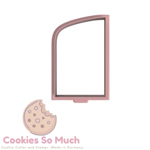 half Arch 1 cookie cutter, frame cookie cutter, cookie cutter, plaque cookie cutter, cookie decorating