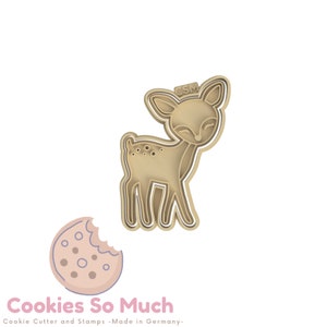 Galleta de pie Rehlein Stamp & Cutter Forest Animals