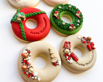 3D donut cookie stamp