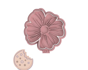 Flowers, Plants Cookie Stamp & Cutter