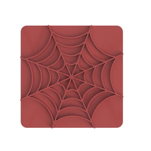 Spider web fondant cookie stamp