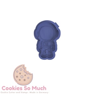 Astronaut cookie stamp cookie cutter, Astronaut cookie debosser cookie cutter