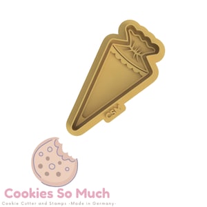 School cone cookie stamp, school cone cookie stamp, school cookie stamp, back to school, finally school child cookie stamp, fondant stamp