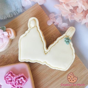 Bustier Top cookie stamp cookie cutter