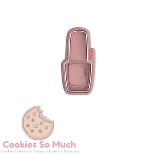 Nail Polish Cookie stamp cookie cutter