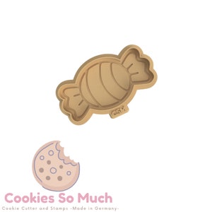 Candy cookie stamp, sweets cookie stamp, Halloween cookie stamp