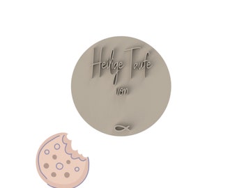 Holy Baptism of , Communion Baptism, Cookie Stamp