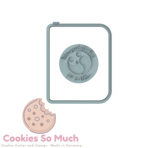 Pregnancy pass cookie stamp, baby cookie stamp, baby shower cookie stamp, cookie cutter, cookie decorating, baby, fondant stamp, mold