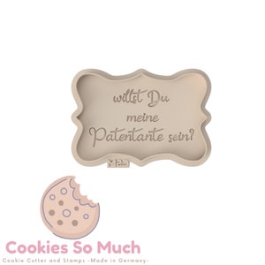 Voulez-vous être mon patentante?, Baptême de communion, Débosseur de biscuits + Cutter
