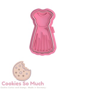 dress cookie stamp cookie cutter