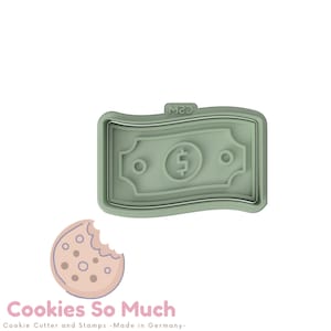 Dollar Bill, Money, Currency, bitcoin Cookie Stamp & Cutter