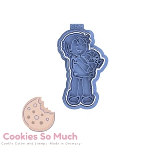 Biscuit stamp school, schoolboy, fondant stamp, cookie cutters, 3d cookie cutters, cookie cutters, biscuit cutters, baking accessories