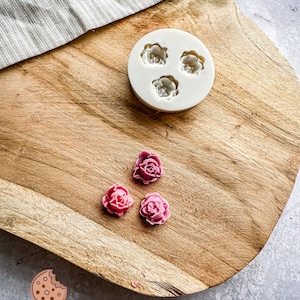 Rose flower silicone mold, flower silicone mold