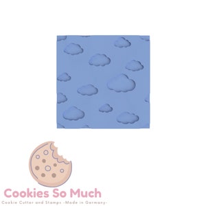 Cloud pattern texture debosser