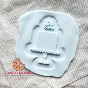 Cake Oh Baby cookie cutter cookie stamp, Babyshower theme
