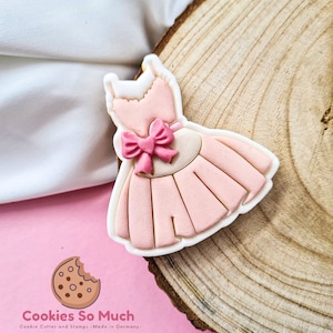 Apron cookie stamp cookie cutter