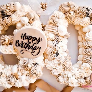Number Cake Template