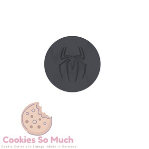 Grabadora de galletas con logo de araña