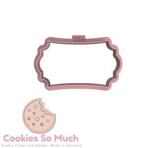 Elegant 2 cookie cutter, cookie cutter, wedding cookie cutter, fondant cutter