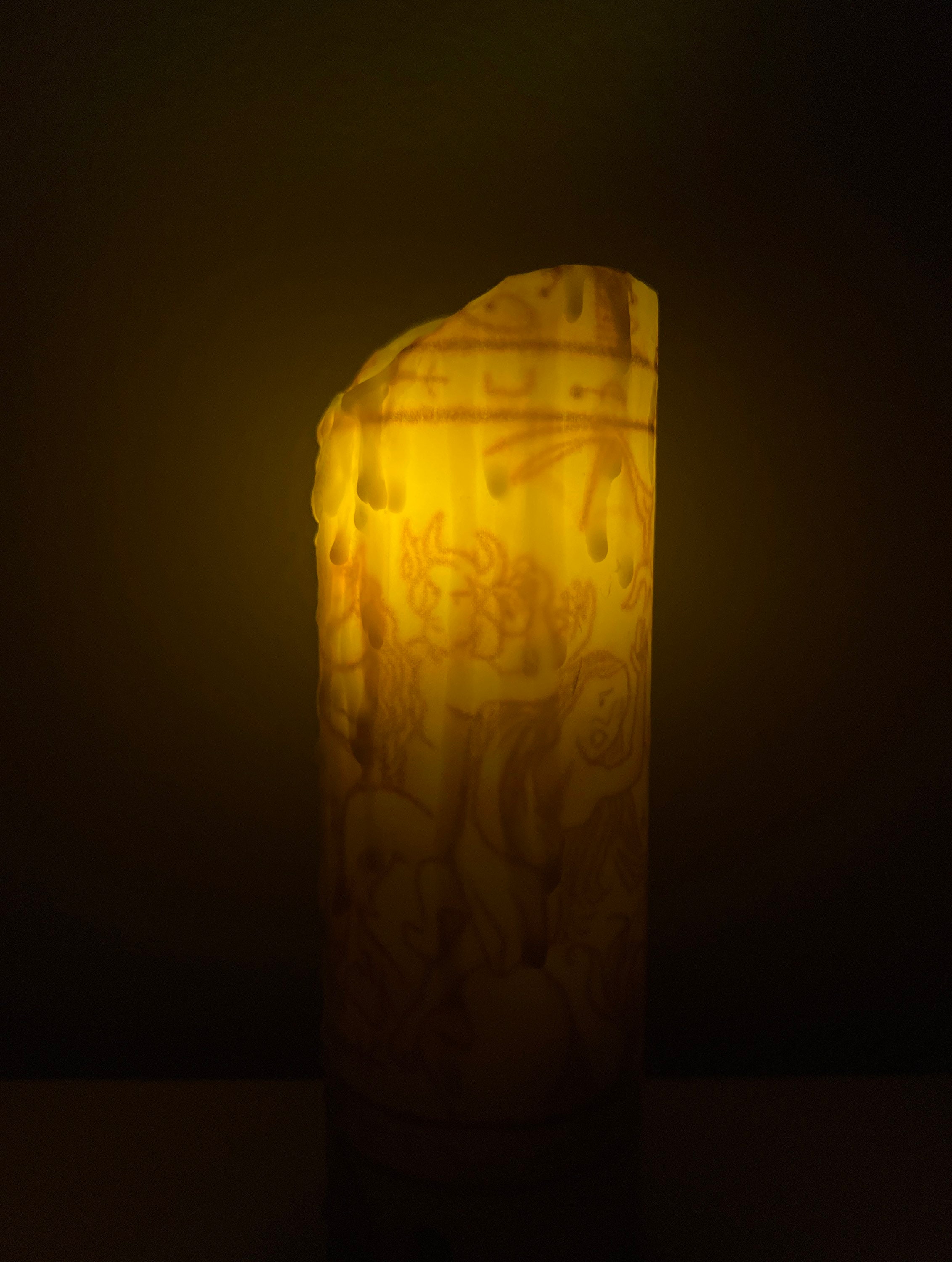 Black Flame Candle Hocus Pocus Inspired Etsy