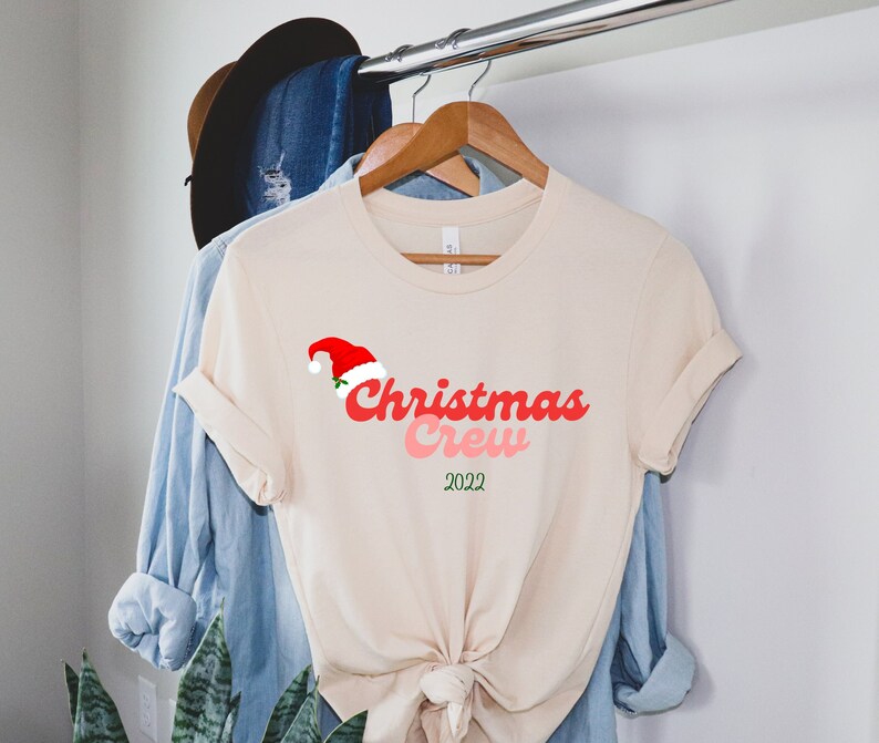 Christmas Crew 2022 Tshirt Family Christmas Gift Matching Etsy