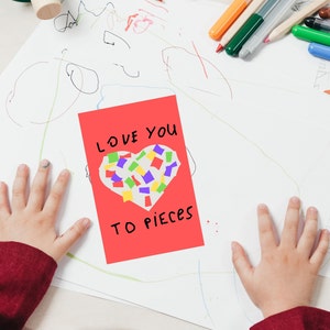 Escape Room Muttertags-Bastelspiel für Kinder, druckbare Flucht für Kinder, Kartenbasteln für Mama, Geschenk von Kind für Mutter, Grußkarte