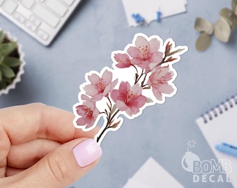 Sakura Cherry Blossom Sticker: Floral Decal