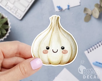 Kawaii Dumpling Sticker: Food Laptop Decal