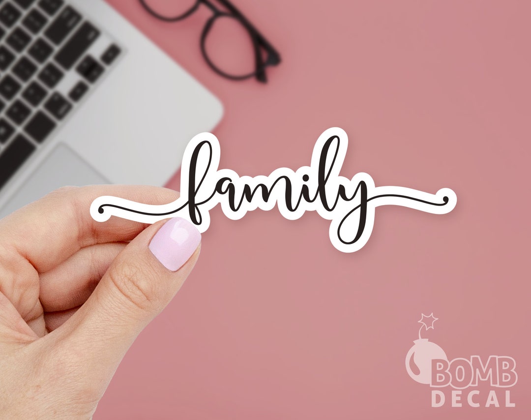 Family Sticker, Love Sticker, Life Sticker, Kids Sticker, Unity Sticker