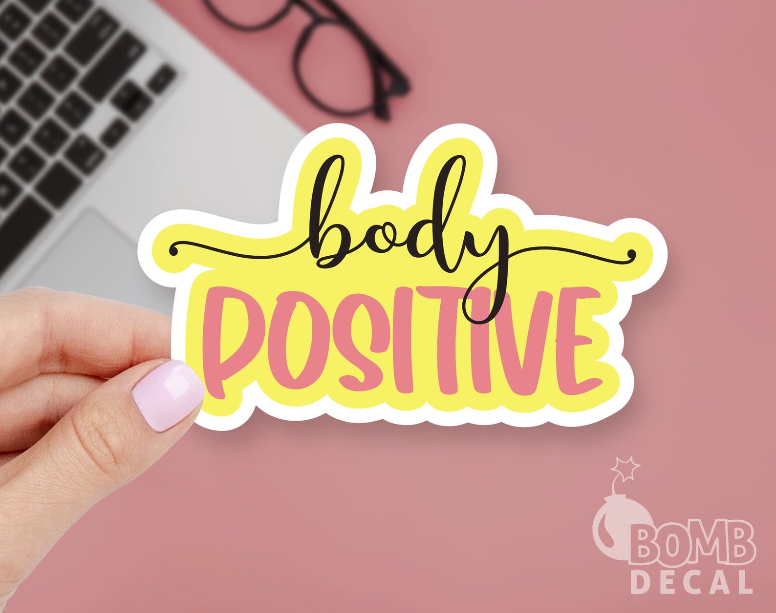 Body Positive Sticker, Body Sticker, Motivational Sticker, Empower ...